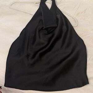 Elegant Black Halter top